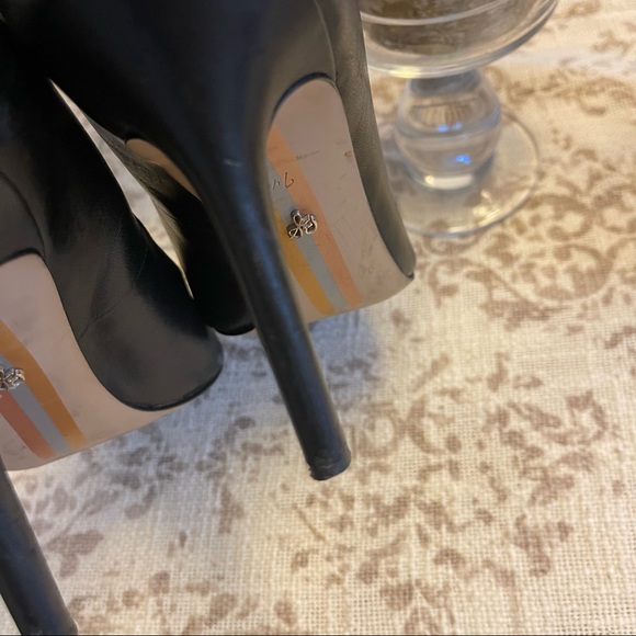 Sam Edelman | Black Leather Hazel Pump SZ 7.5 - Picture 10 of 11